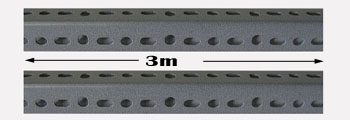 3 m magas (3048 mm-es) salgo dexion lábak